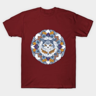 Rug pattern - Persian Antique Floral cat style T-Shirt